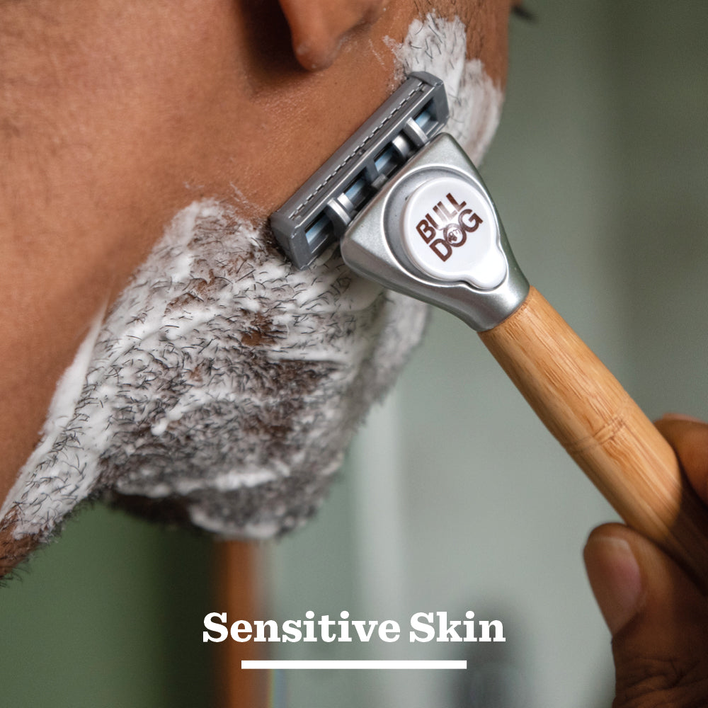 Foaminf Razor Sensitive Foaming Shave Gel for Men | Shave Prep – Bulldog Skincare