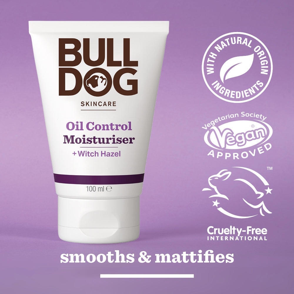 Oil Control Men Oil Control Moisturiser for Men | Oily Skin Moisturiser – Bulldog Skincare
