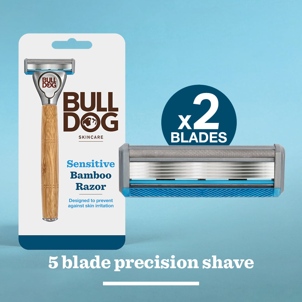 Sensitive Bamboo Razor for Men | Razor Handle – Bulldog Skincare